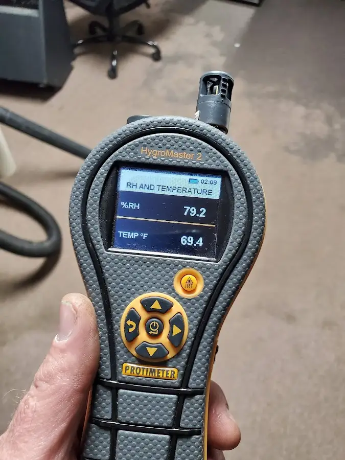 Moisture meter humidity assessment for Mold Remediation & Removal in Cleveland