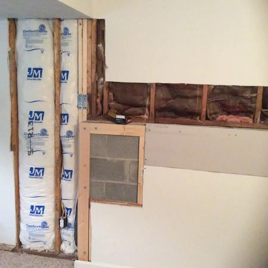 Wall insulation replacement during Odor Removal & Deodorization in Cleveland
